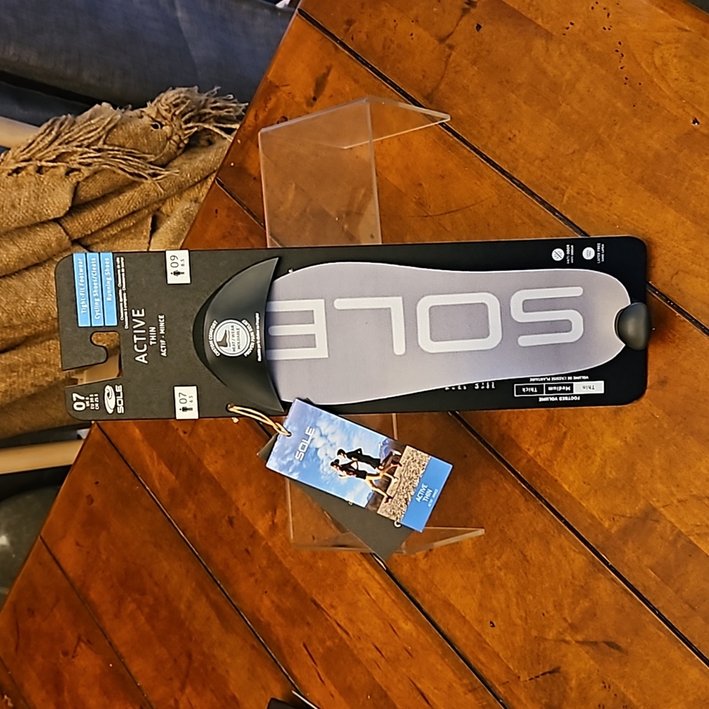 NEW | SOLE ACTIVE SHOE INSERTS | MEN'S SZ 7 / WOMEN'S SIZE 9